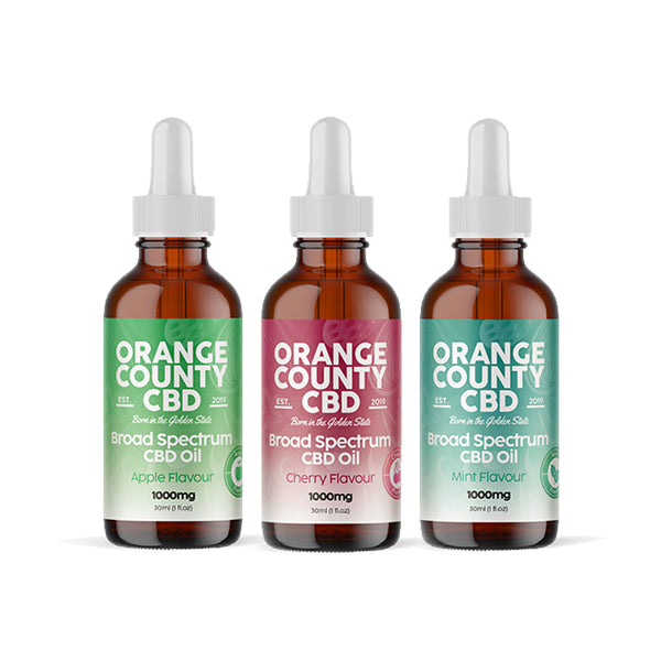Orange County CBD 1000mg Flavoured Tincture Oil 30ml 4 Orange County CBD 1000mg Flavoured Tincture Oil 30ml - Image 2