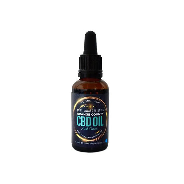 Orange County CBD 1500mg Flavoured Tincture Oil 30ml 6 Orange County CBD 1500mg Flavoured Tincture Oil 30ml - Image 4