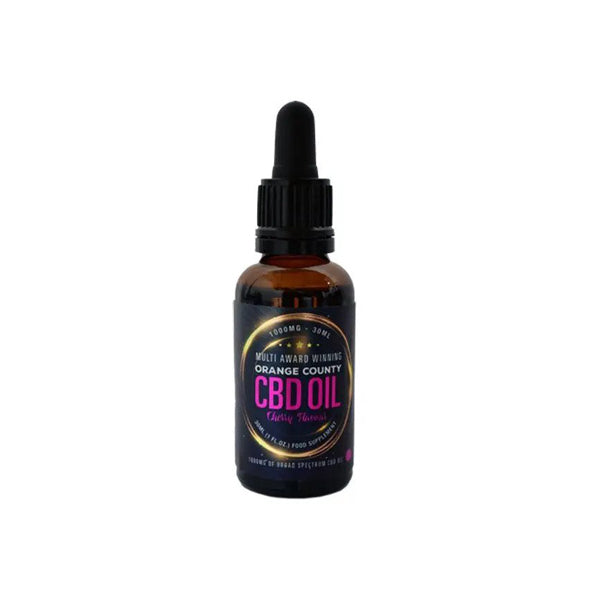 Orange County CBD 1500mg Flavoured Tincture Oil 30ml 3 Orange County CBD 1500mg Flavoured Tincture Oil 30ml