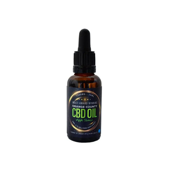 Orange County CBD 1500mg Flavoured Tincture Oil 30ml 5 Orange County CBD 1500mg Flavoured Tincture Oil 30ml - Image 3