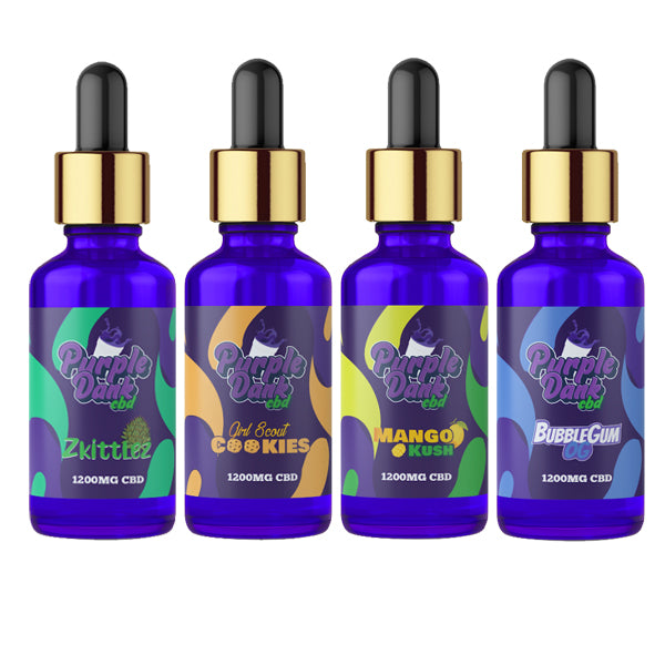 Purple Dank CBD Flavoured CBD Oil 1200mg CBD Oil 30ml (BUY 1 GET 1 FREE) 4 Purple Dank CBD Flavoured CBD Oil 1200mg CBD Oil 30ml (BUY 1 GET 1 FREE) - Image 2