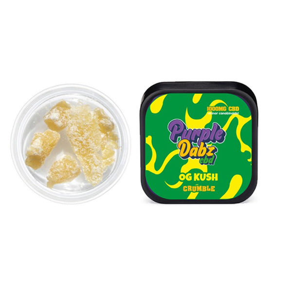 Purple Dabz by Purple Dank 1000mg CBD Crumble – OG Kush (BUY 1 GET 1 FREE) 3 Purple Dabz by Purple Dank 1000mg CBD Crumble - OG Kush (BUY 1 GET 1 FREE)