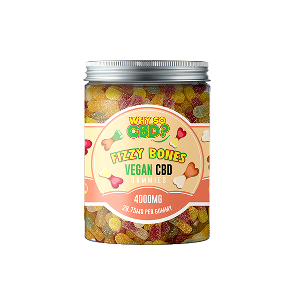Why So CBD? 4000mg CBD Large Vegan Gummies – 11 Flavours 7 Why So CBD? 4000mg CBD Large Vegan Gummies - 11 Flavours - Image 5
