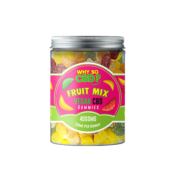 Why So CBD? 4000mg CBD Large Vegan Gummies – 11 Flavours 10 Why So CBD? 4000mg CBD Large Vegan Gummies - 11 Flavours - Image 8