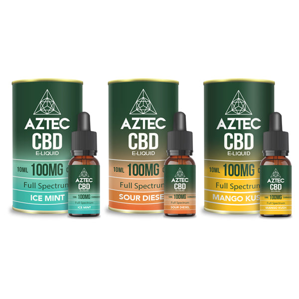 Aztec CBD 100mg CBD Vaping Liquid 10ml (50PG/50VG) 13 Aztec CBD 100mg CBD Vaping Liquid 10ml (50PG/50VG) - Image 11