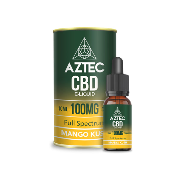 Aztec CBD 100mg CBD Vaping Liquid 10ml (50PG/50VG) 6 Aztec CBD 100mg CBD Vaping Liquid 10ml (50PG/50VG) - Image 4
