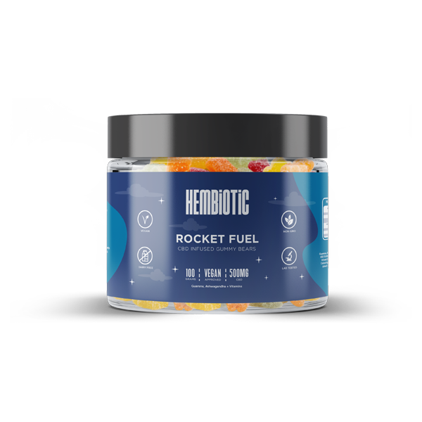 Hembiotic 500mg CBD Gummy Bears – 100g 9 Hembiotic 500mg CBD Gummy Bears - 100g - Image 7