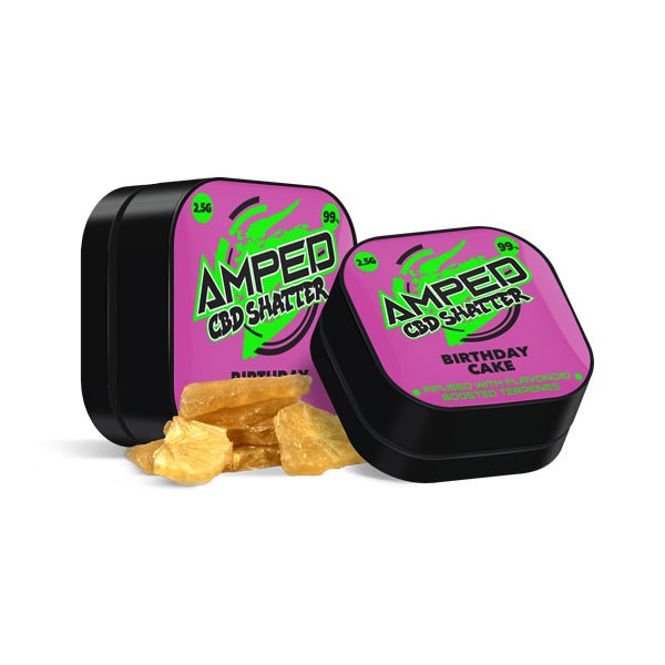Amped CBD 99% CBD Shatter 1g 3 Amped CBD 99% CBD Shatter 1g
