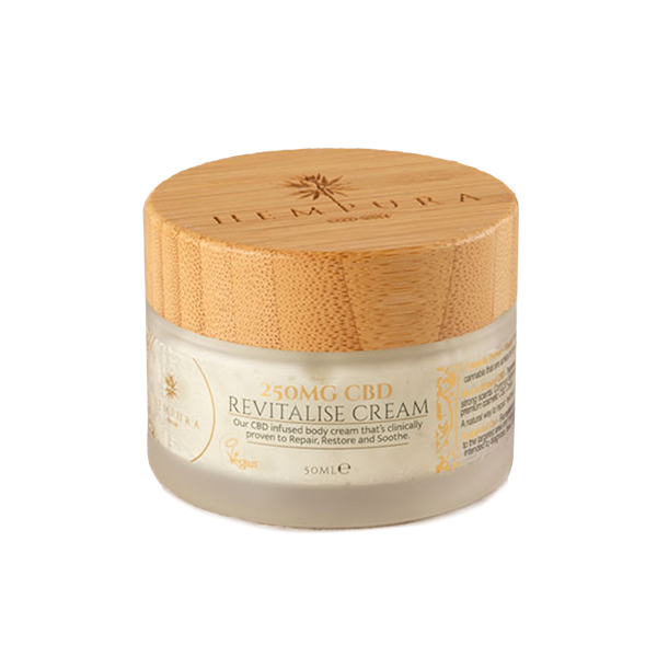Hempura 250mg CBD Revitalising Cream With Terpenes – 50ml 3 Hempura 250mg CBD Revitalising Cream With Terpenes - 50ml