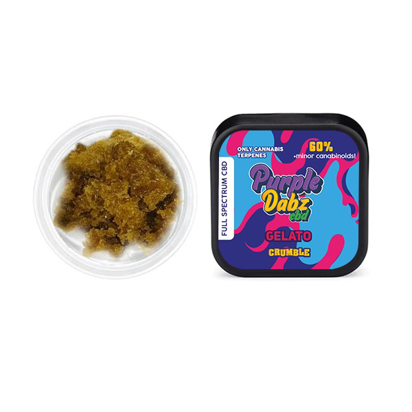 Purple Dank 60% Full Spectrum Crumble – 1.0g (BUY 1 GET 1 FREE) 5 Purple Dank 60% Full Spectrum Crumble - 1.0g (BUY 1 GET 1 FREE) - Image 3