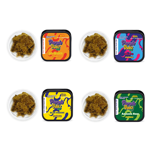 Purple Dank 60% Full Spectrum Crumble – 1.0g (BUY 1 GET 1 FREE) 4 Purple Dank 60% Full Spectrum Crumble - 1.0g (BUY 1 GET 1 FREE) - Image 2