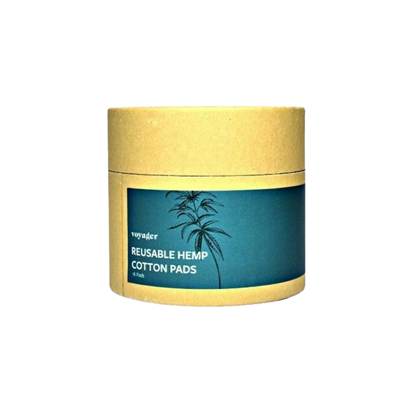 Voyager Hemp Reusable Make Up Pads – 16 Pads 3 Voyager Hemp Reusable Make Up Pads - 16 Pads