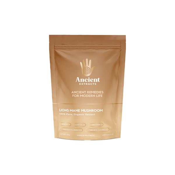 Ancient Extracts Organic Lions Mane Powder – 60g 3 Ancient Extracts Organic Lions Mane Powder - 60g