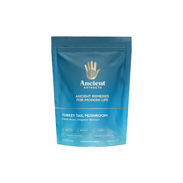 Ancient Extracts Organic Turkey Tail Powder – 60g 3 Ancient Extracts Organic Turkey Tail Powder - 60g