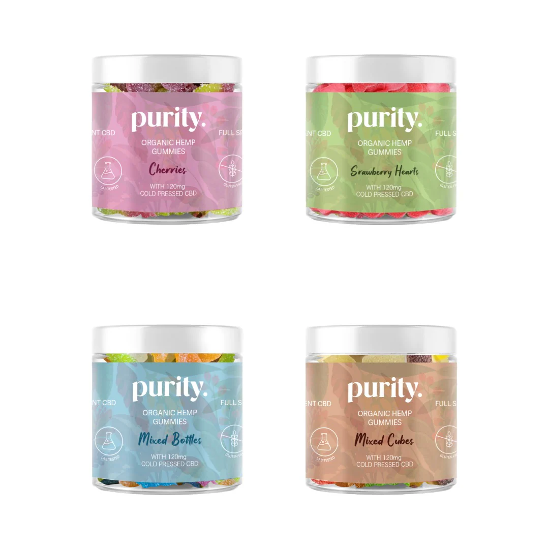 Purity 120mg Full-Spectrum CBD Vegan Gummies 150g 3 Purity 120mg Full-Spectrum CBD Vegan Gummies 150g